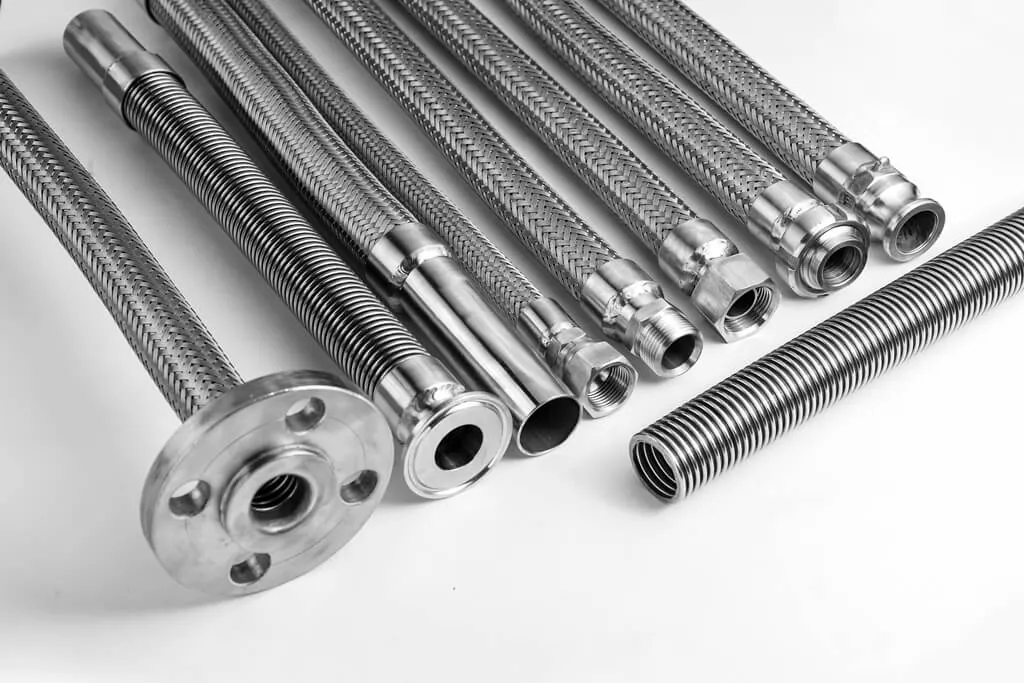 SS Flanged Braided Hose Assemblies
