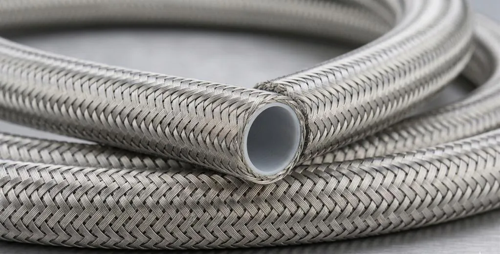 Smooth Bore PTFE Hose with SS Braiding