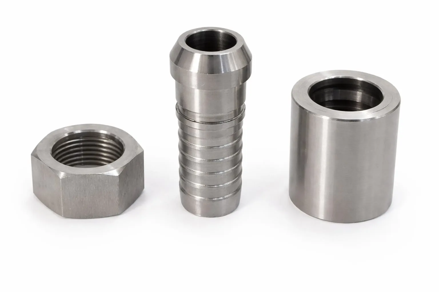 SS Hydraulic Nut, Nipple & Cap Fittings